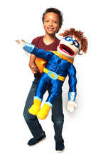 Load image into Gallery viewer, Superhero Boy Puppet (25&quot;)
