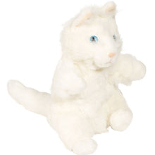Load image into Gallery viewer, White Cat Puppet (12&quot;)
