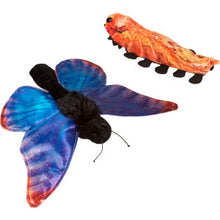Load image into Gallery viewer, Caterpillar / Butterfly Puppet (12&quot;)
