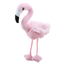 Load image into Gallery viewer, Flamingo Finger Puppet (6&quot;)
