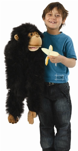 Chimp Puppet, with Bananna (29