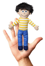 Load image into Gallery viewer, Bobby Boy Finger Puppet (7.5&quot;)
