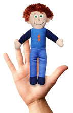 Load image into Gallery viewer, Tommy Boy Finger Puppet (7.5&quot;)
