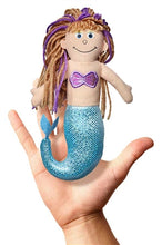 Load image into Gallery viewer, Mermaid Finger Puppet (7.5&quot;)
