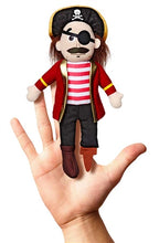 Load image into Gallery viewer, Pirate Finger Puppet (7.5&quot;)

