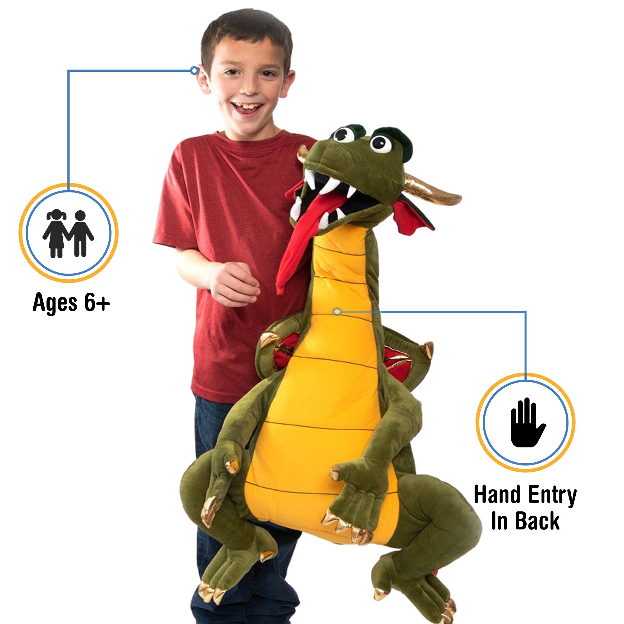 Dragon Puppets he's huge! The Puppet Store