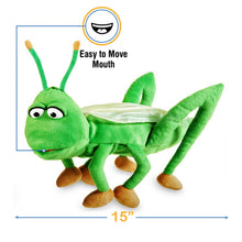 Load image into Gallery viewer, Silly Grasshopper Puppet (15&quot;)
