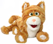 Load image into Gallery viewer, Silly Kitty Puppet, Orange (14&quot;)
