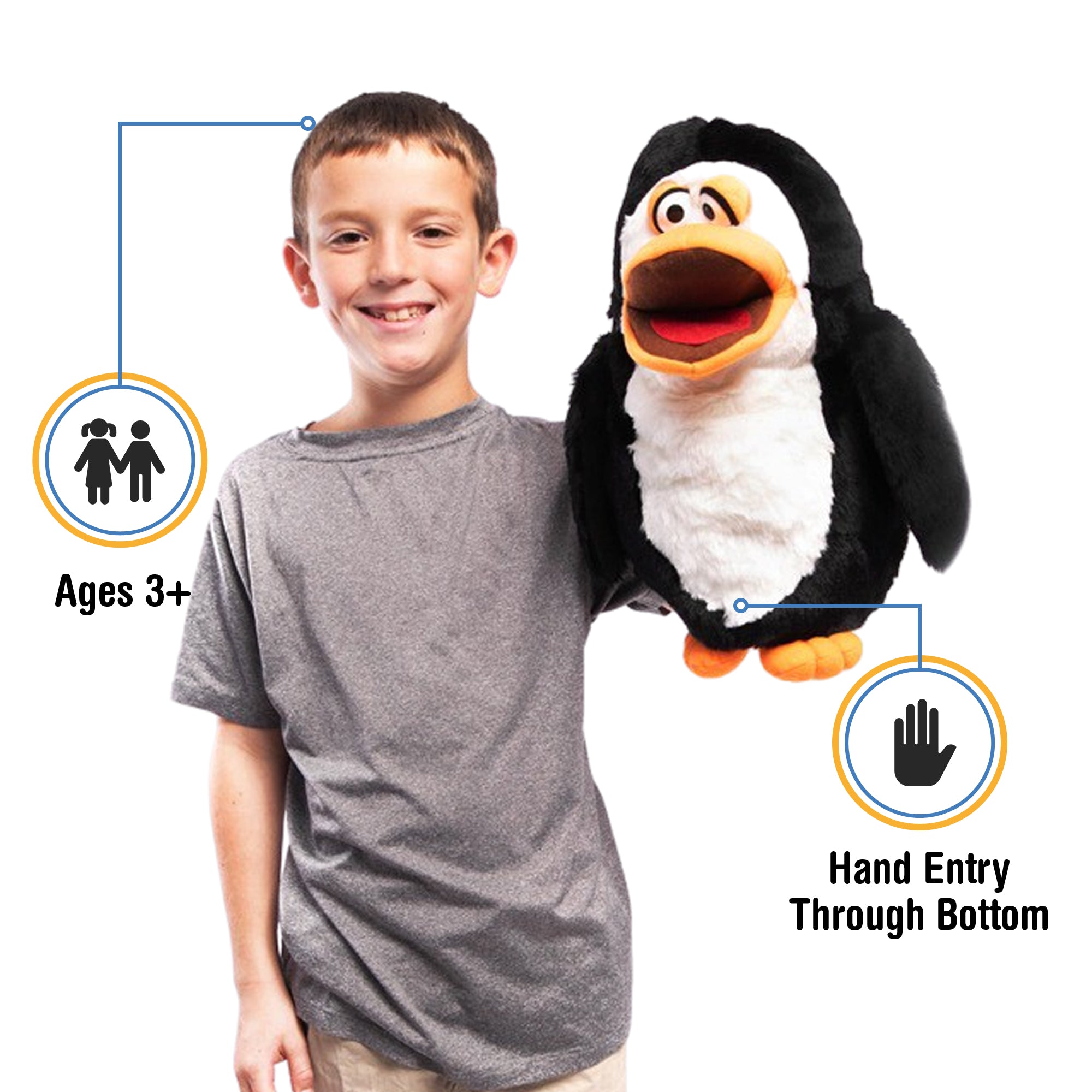 Silly Penguin Puppet – The Puppet Store