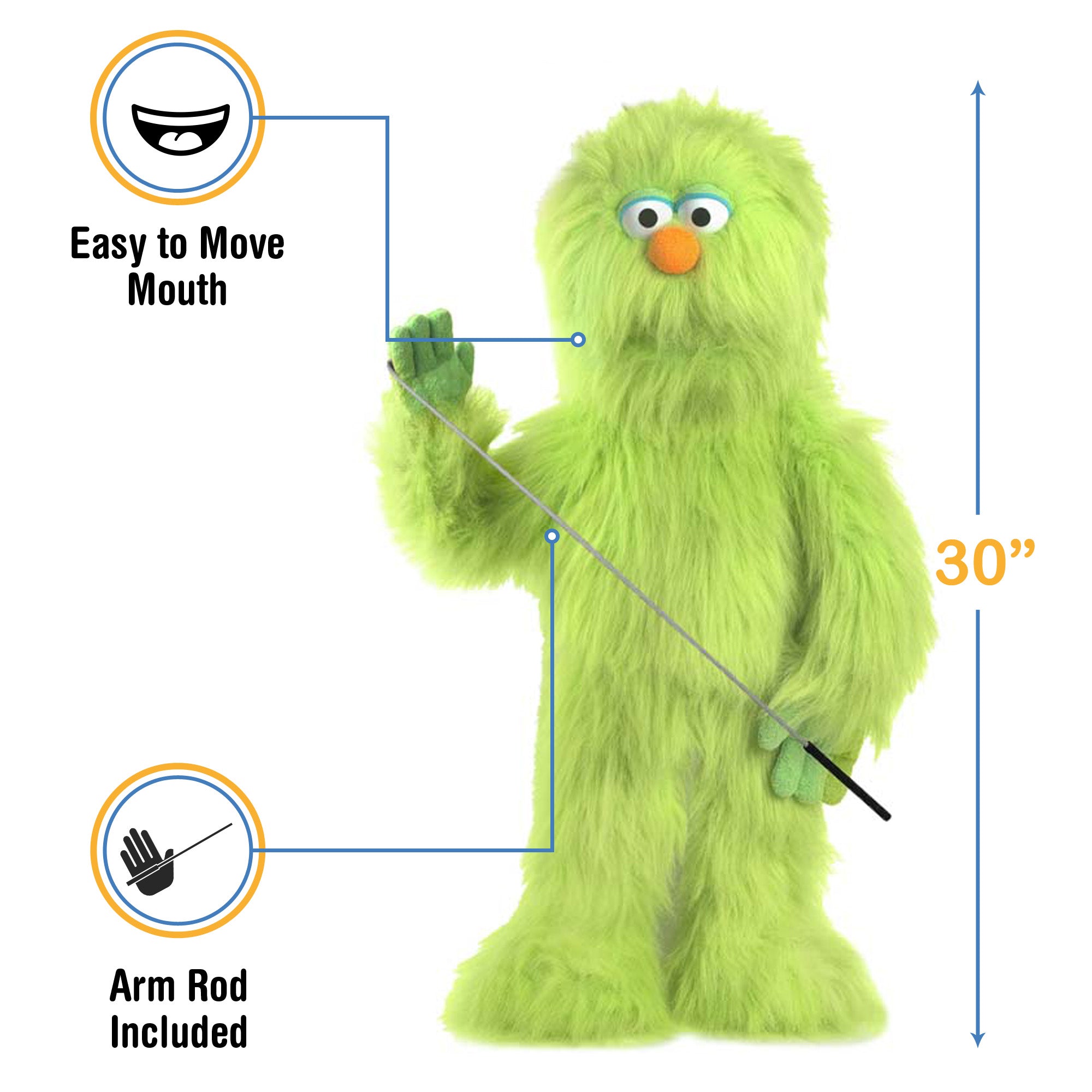 puppet monsters Monster Puppet, Green (30