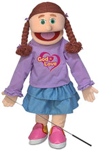 Load image into Gallery viewer, Christian Girl Puppet, God Is Love Shirt (25&quot;)
