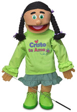 Load image into Gallery viewer, Spanish Christian Girl Puppet, Cristo Te Ama (25&quot;)
