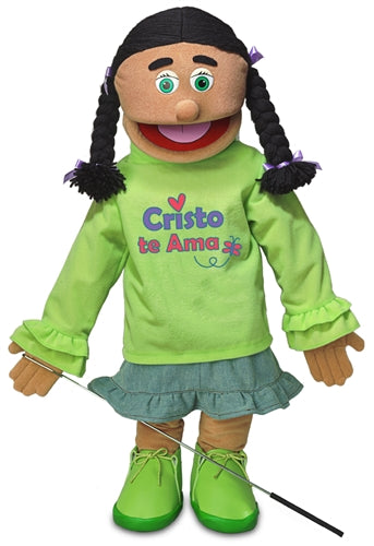 Spanish Christian Girl Puppet, Cristo Te Ama (25