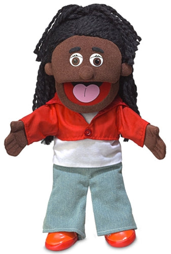 Sierra - Black Girl Hand Puppet – The Puppet Store