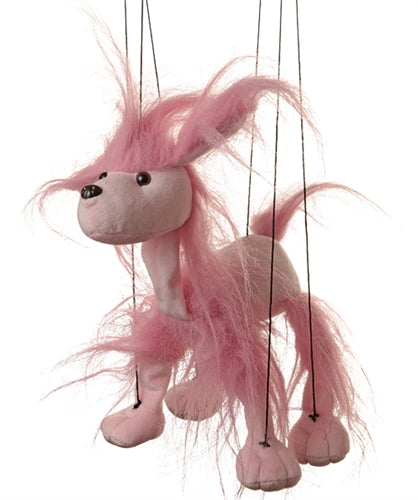 Pink Poodle Marionette (Small - 8