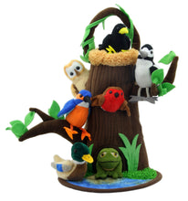 Load image into Gallery viewer, Tree with Bird Finger Puppets
